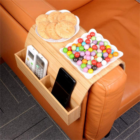 Sofa Side Foldable Cup Holder Tray Organizer⁠