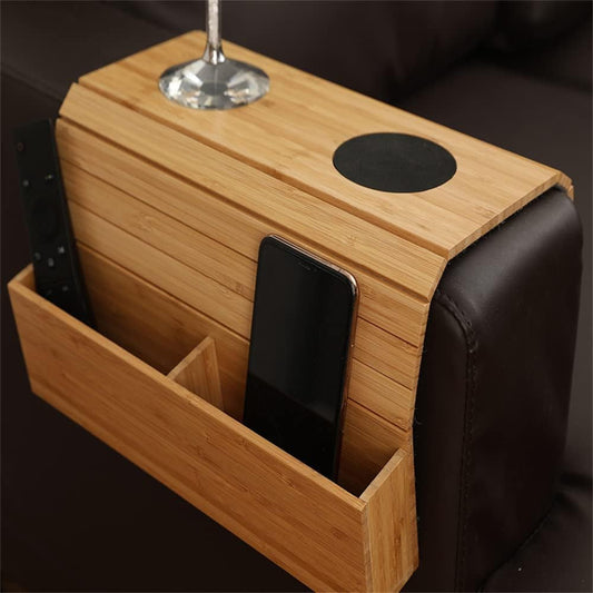 Sofa Side Foldable Cup Holder Tray Organizer⁠