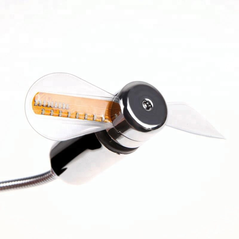 USB Clock Fan with Real Time Clock and Temperature