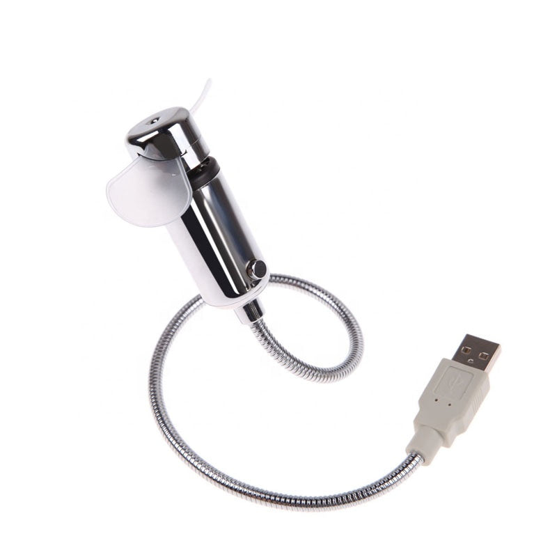 USB Clock Fan with Real Time Clock and Temperature