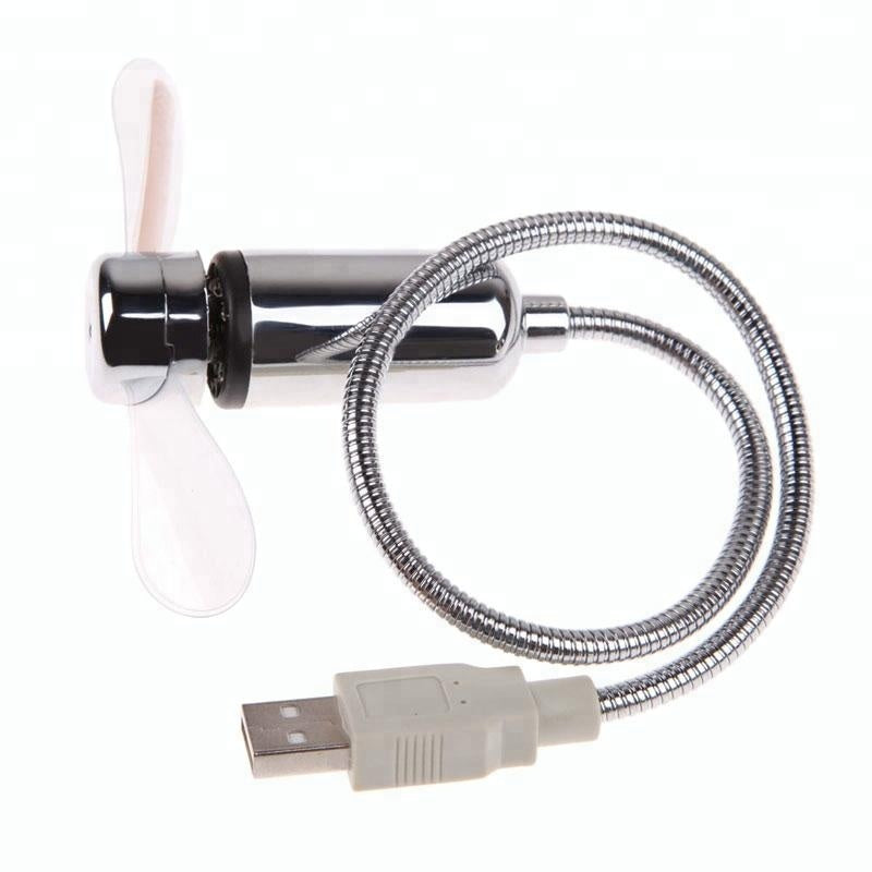 USB Clock Fan with Real Time Clock and Temperature