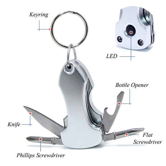Multi-Function Portable Key Chain Tool