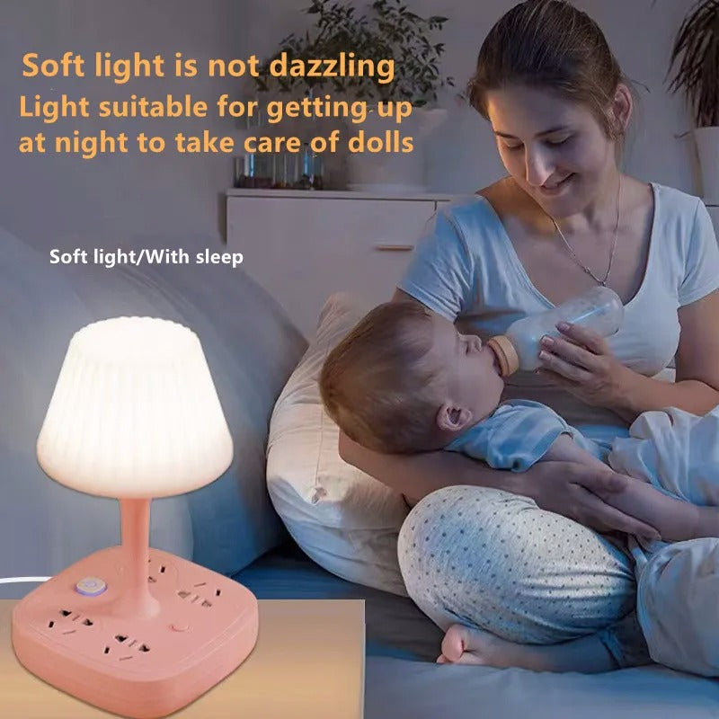 Multi-functional Nightstand Light Usb Charging Led Table Lamp