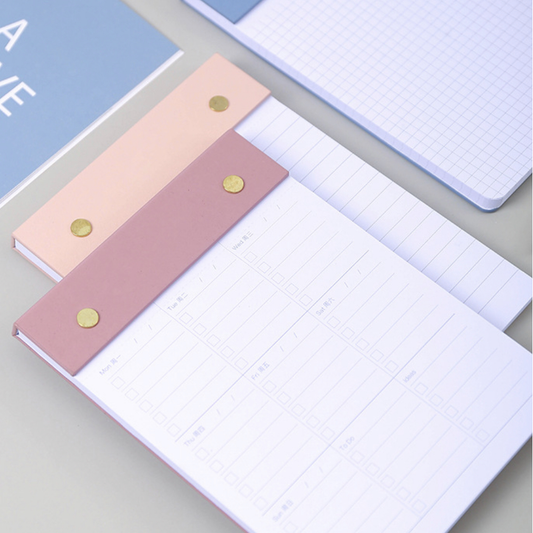 Personalized Weekly Plan Cute Notepad With Logo