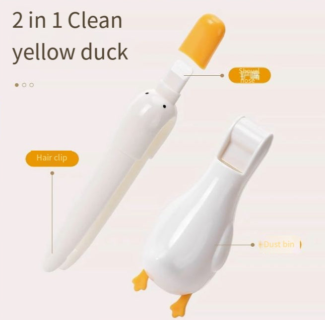 Cute Duck Bathroom Hair Cleaning Clip