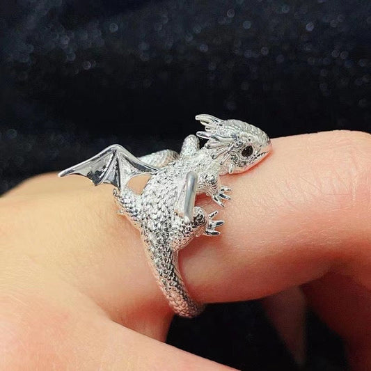 Flying Dragon Adjustable Ring for Men for Women