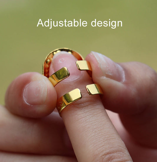 Finger Protector Adjustable Cross Ring  ( pack of 5 )