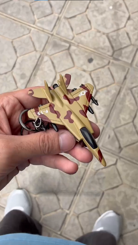 Military Aircraft Hook Keychain